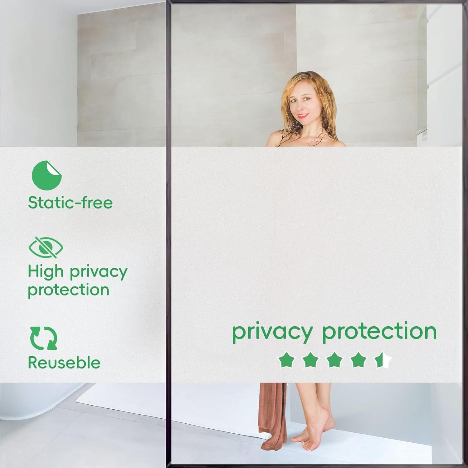 Película de Privacidad para Ventanas Bezavsgnl 44.5x200 cm