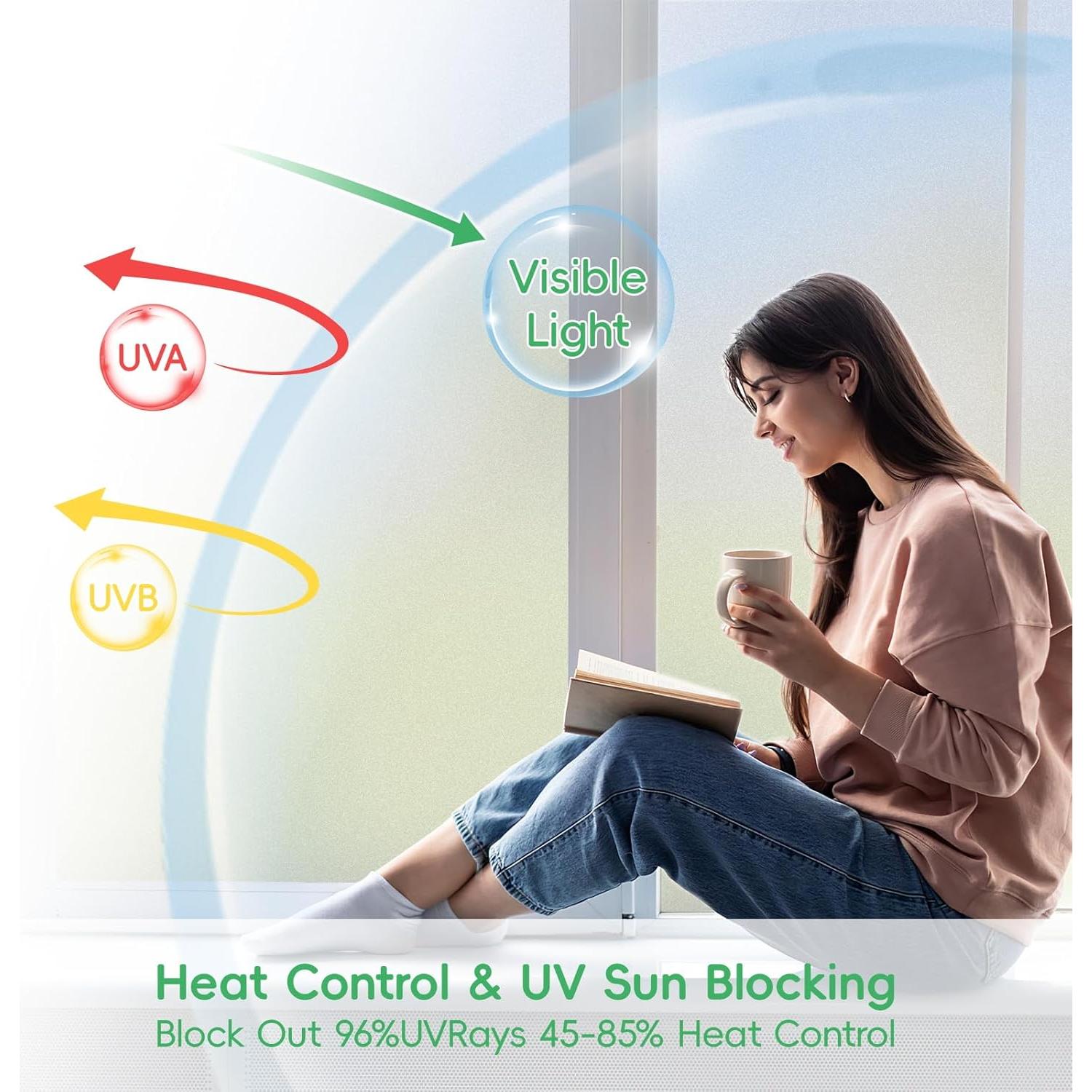 Película de Privacidad para Ventanas Bezavsgnl 44.5x200 cm