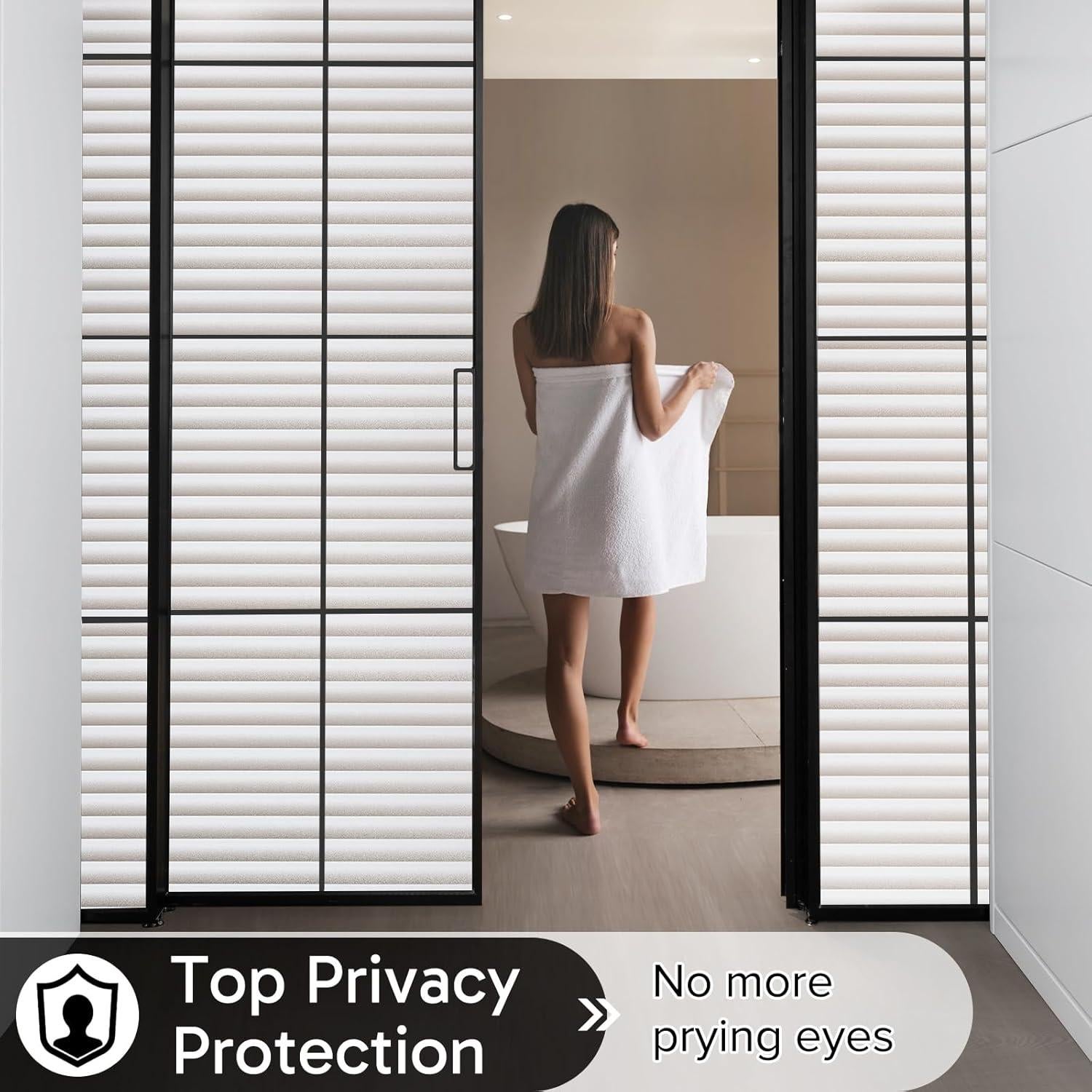 Película de Privacidad para Ventanas rabbitgoo 44.5x199.4cm