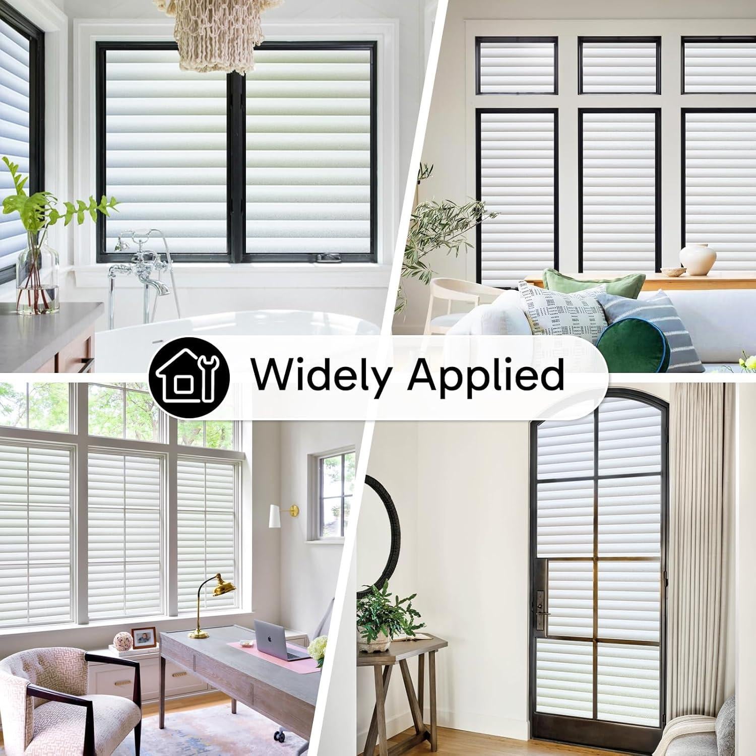 Película de Privacidad para Ventanas rabbitgoo 44.5x199.4cm