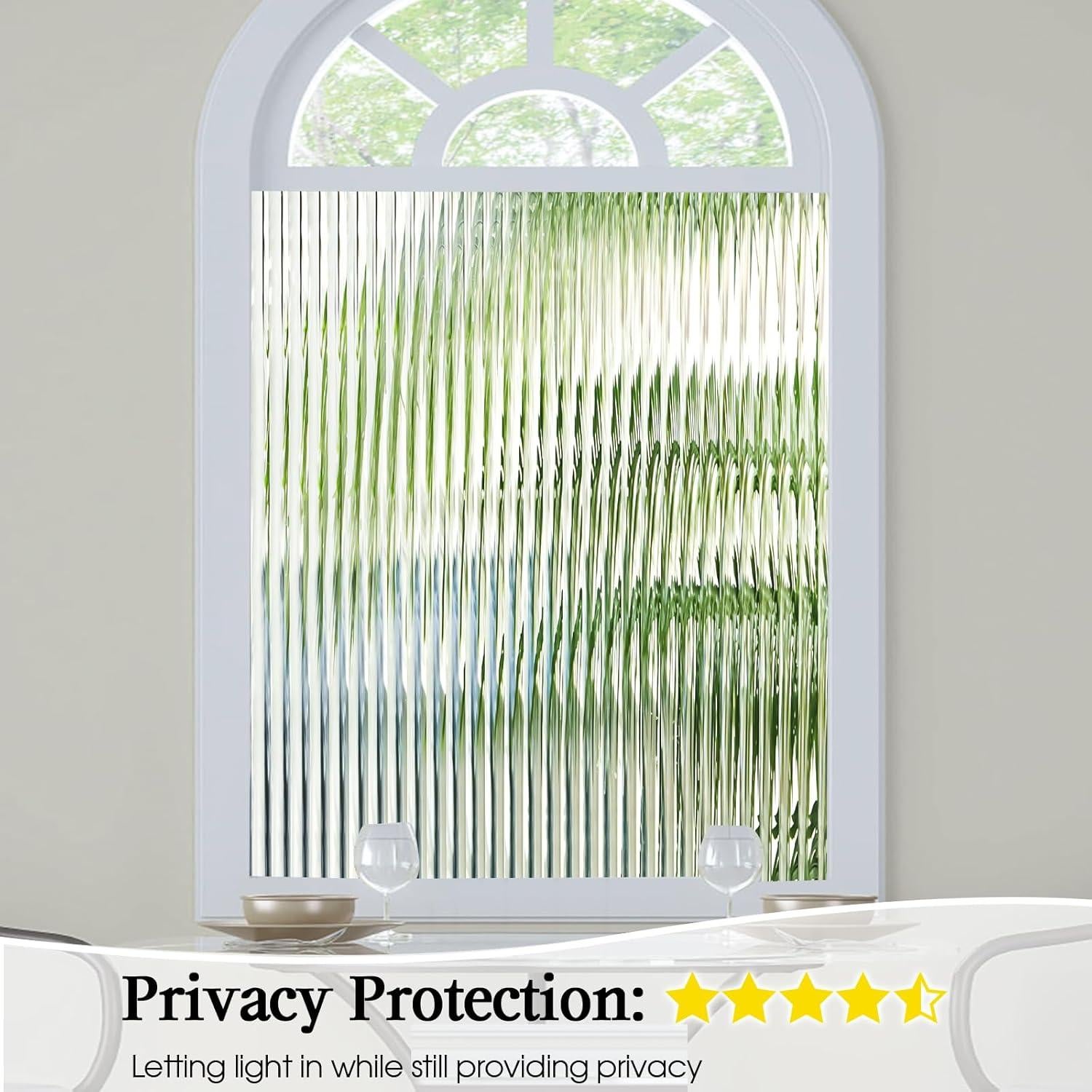 Película de Privacidad Windimiley 3D 44.5x199.9cm Transparente