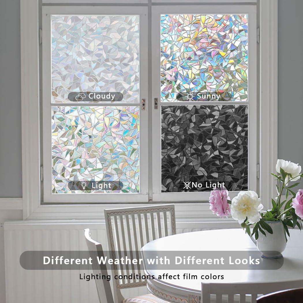 Película de Privacidad para Ventanas Donox Arcoíris 44.5x199.8cm