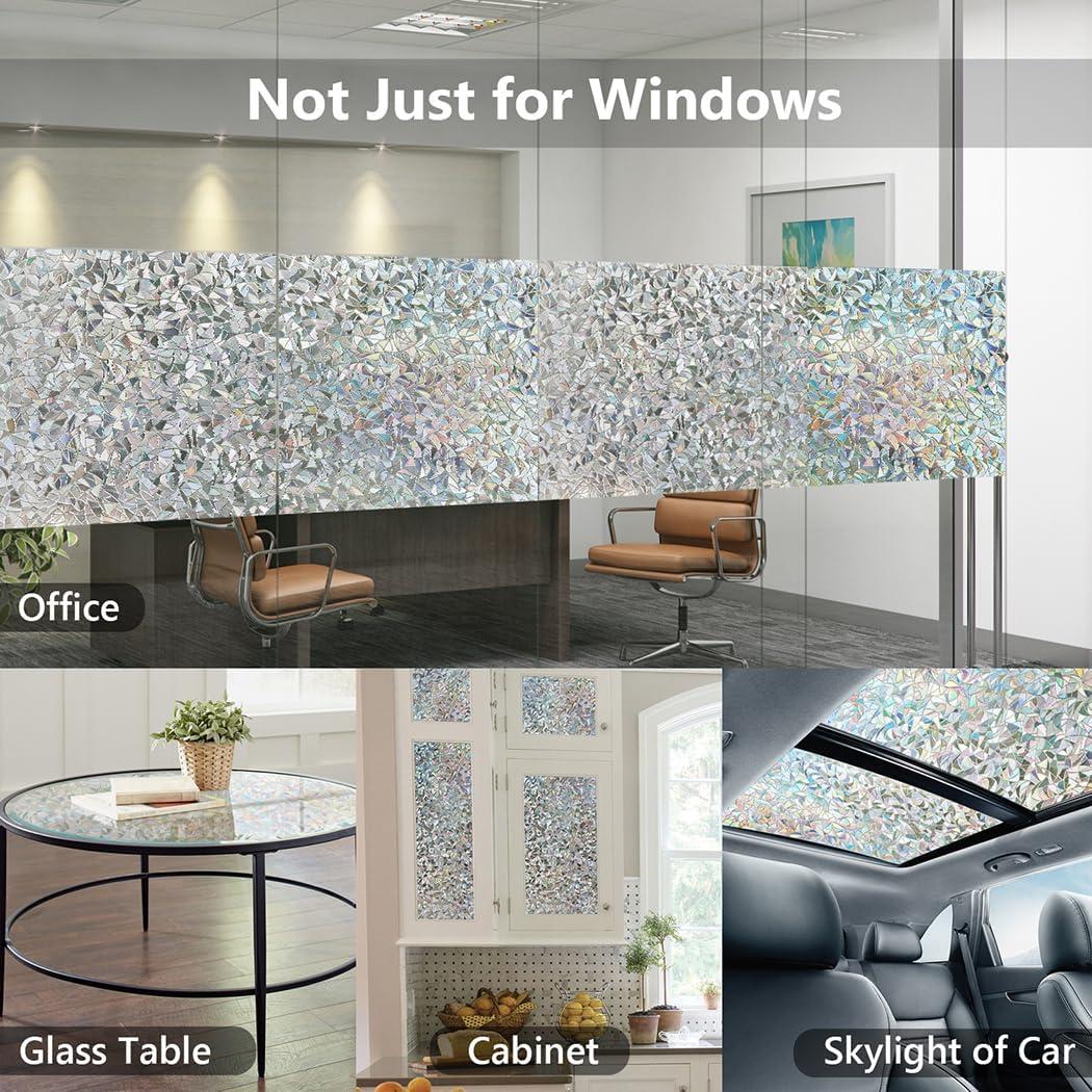 Película de Privacidad para Ventanas Donox Arcoíris 44.5x199.8cm