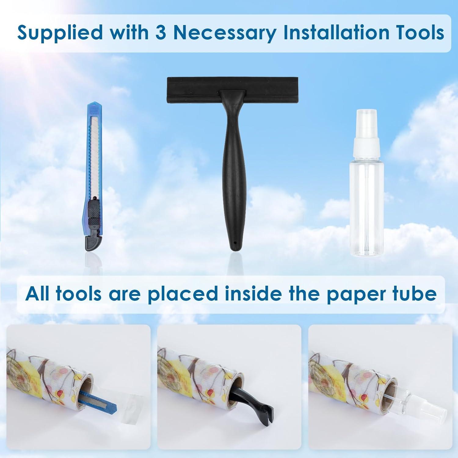 Película de Privacidad DKTIE 45x200 cm Vinilo Esmerilado