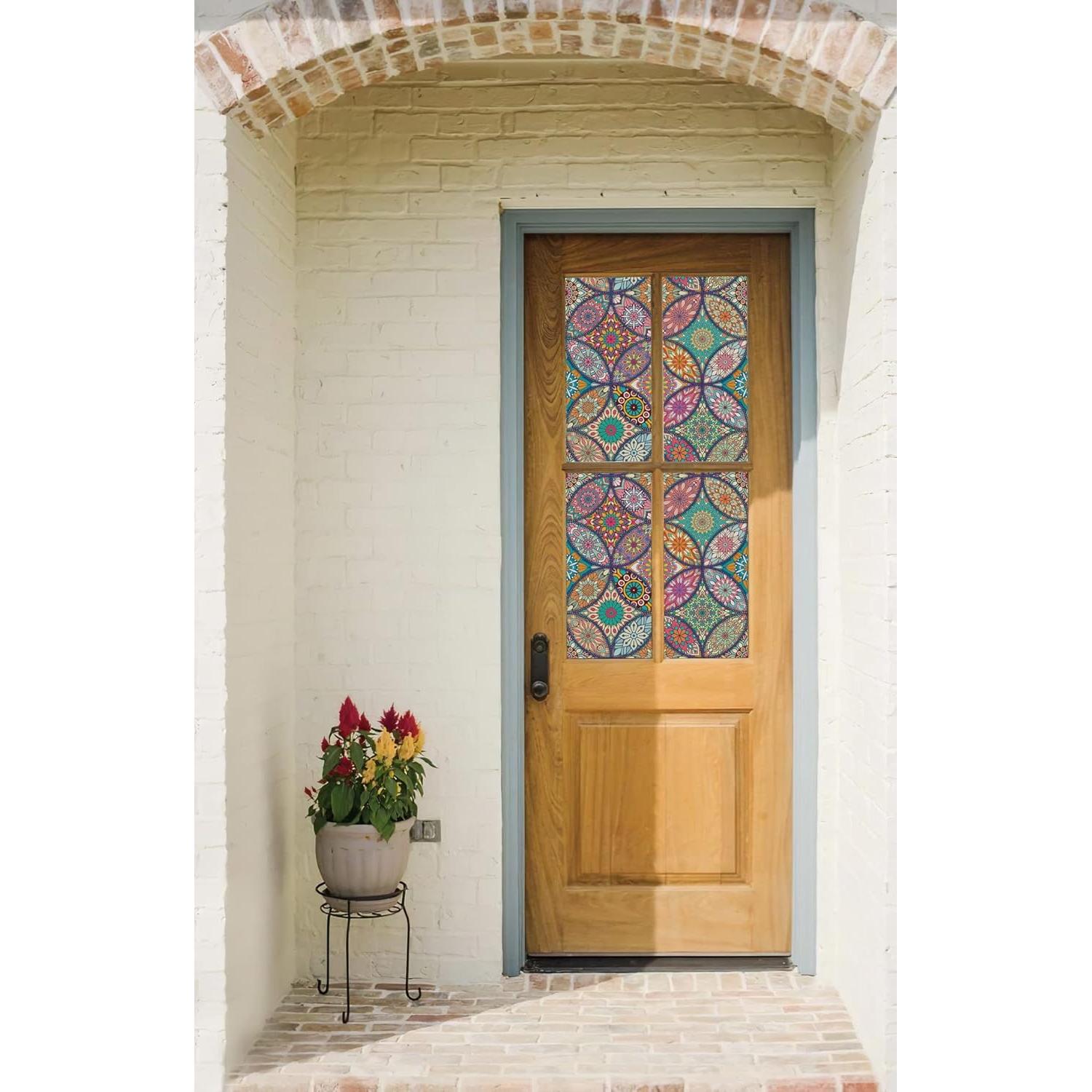 Película de Privacidad JiffDiff 300x44cm Vinilo Multicolor