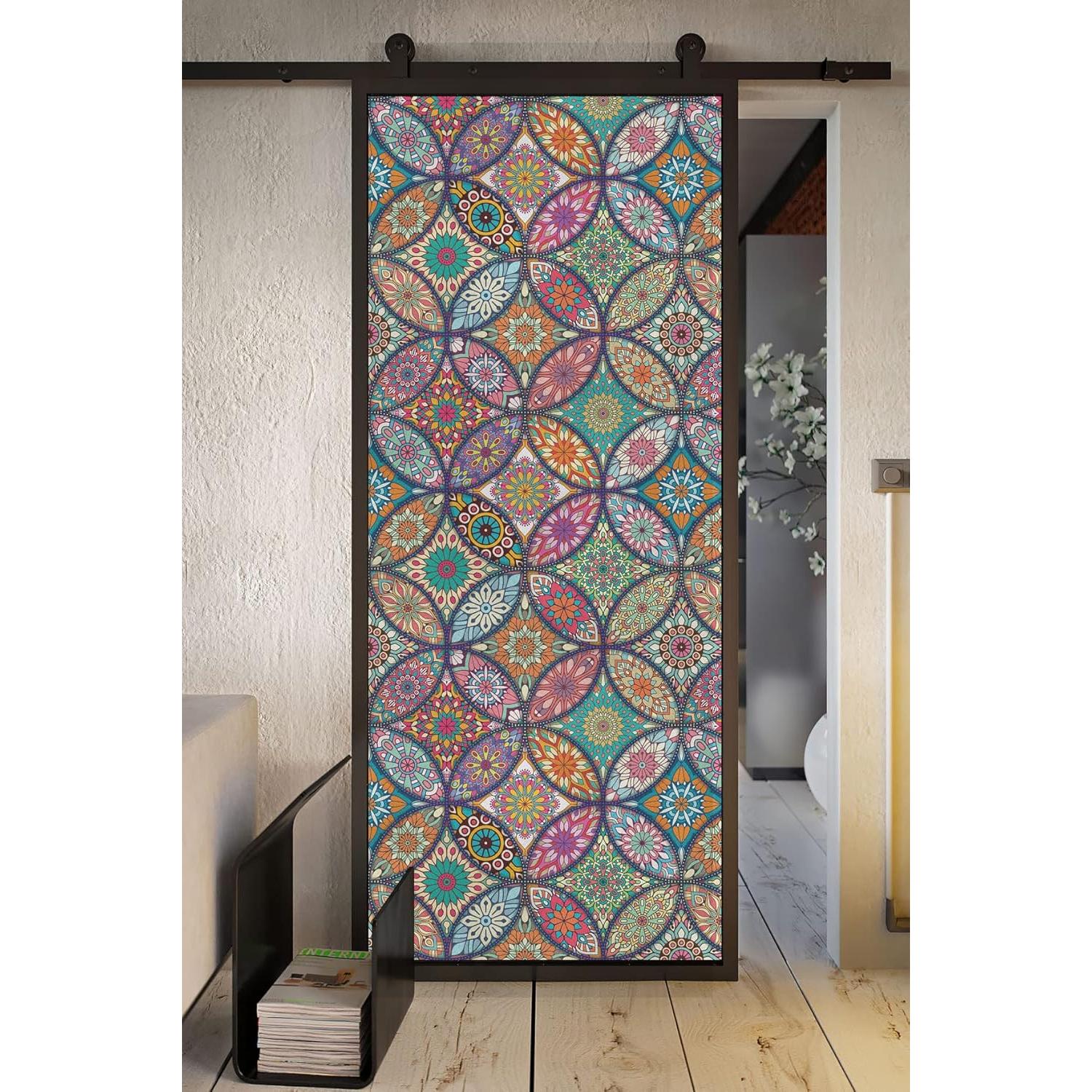 Película de Privacidad JiffDiff 300x44cm Vinilo Multicolor