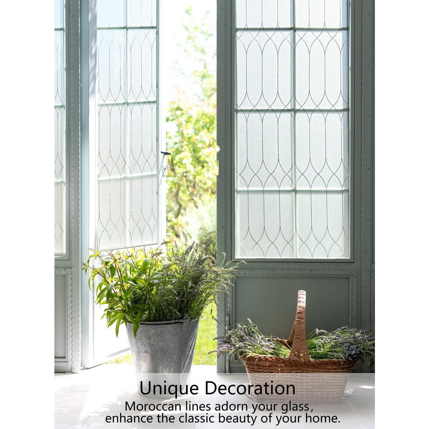 Película de Privacidad Jahoot 45x200 cm Esmerilado Puro