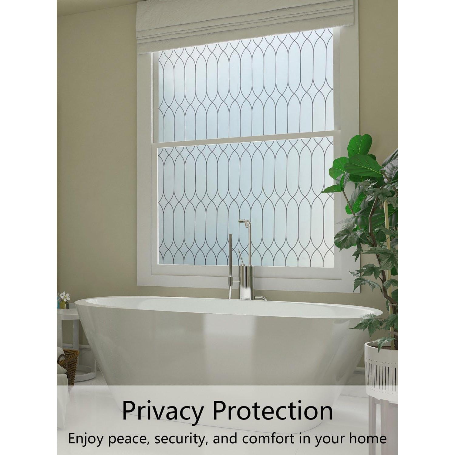 Película de Privacidad Jahoot 45x200 cm Esmerilado Puro