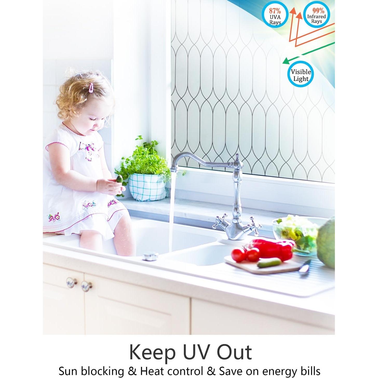 Película de Privacidad Jahoot 45x200 cm Esmerilado Puro