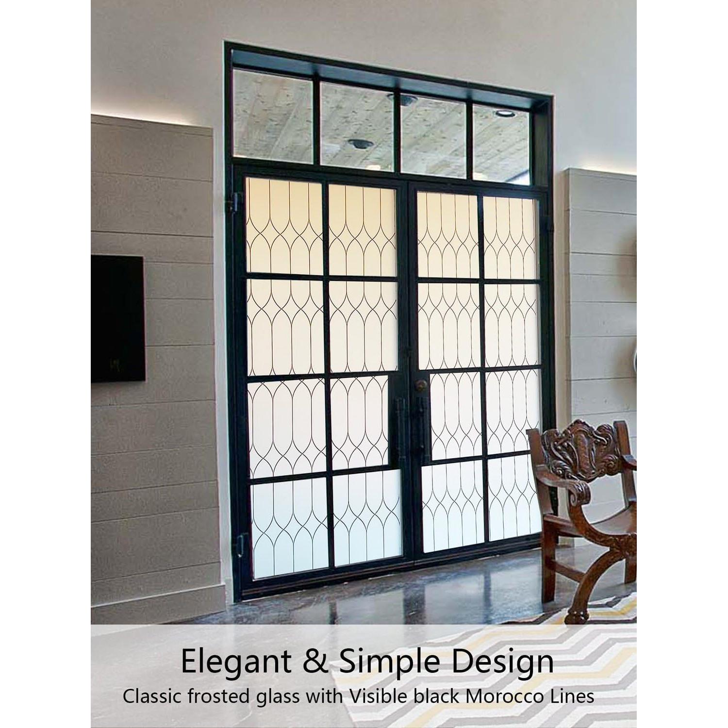 Película de Privacidad Jahoot 45x200 cm Esmerilado Puro