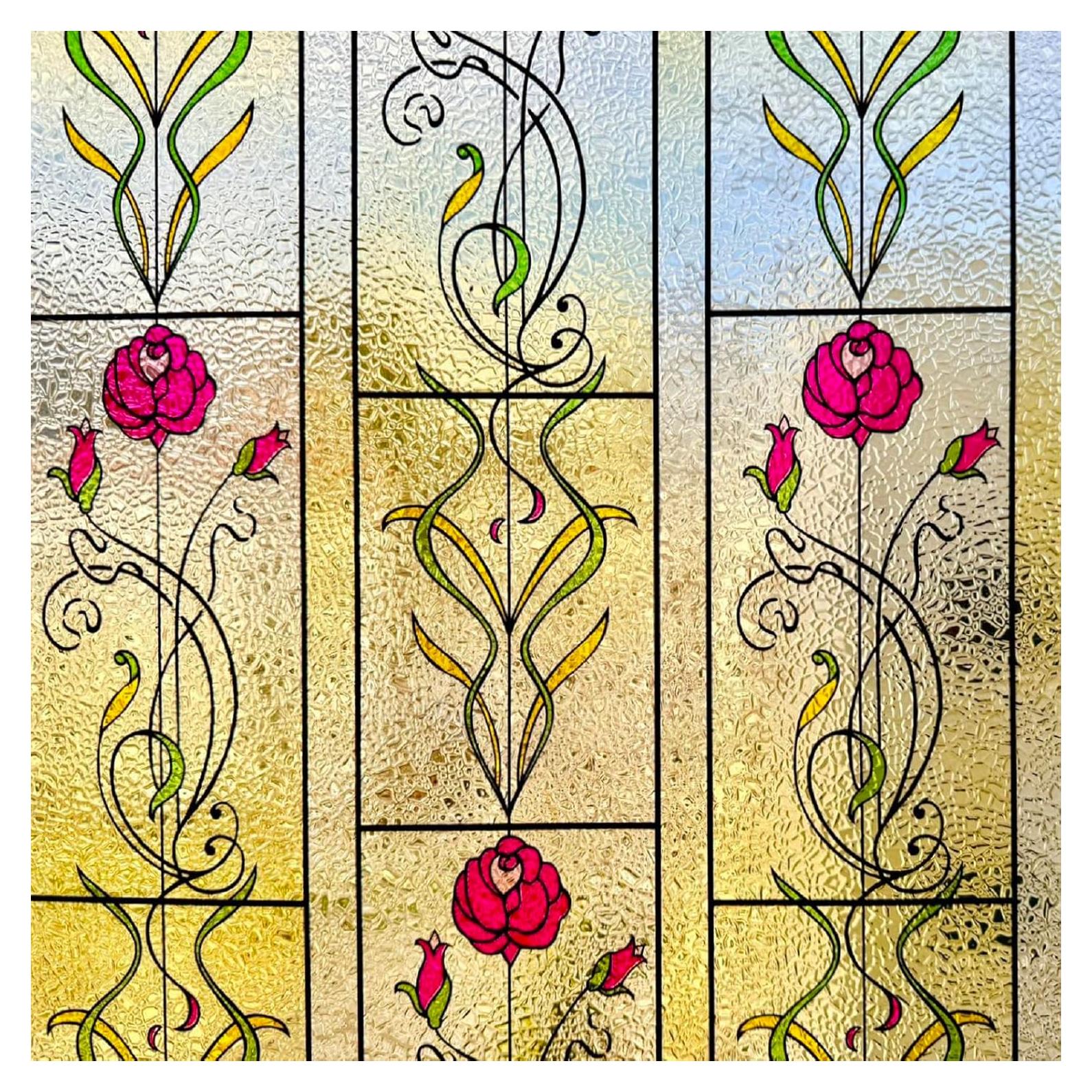 Película de Privacidad KESPEN Rosa 44.5x198.1 cm Anti-UV