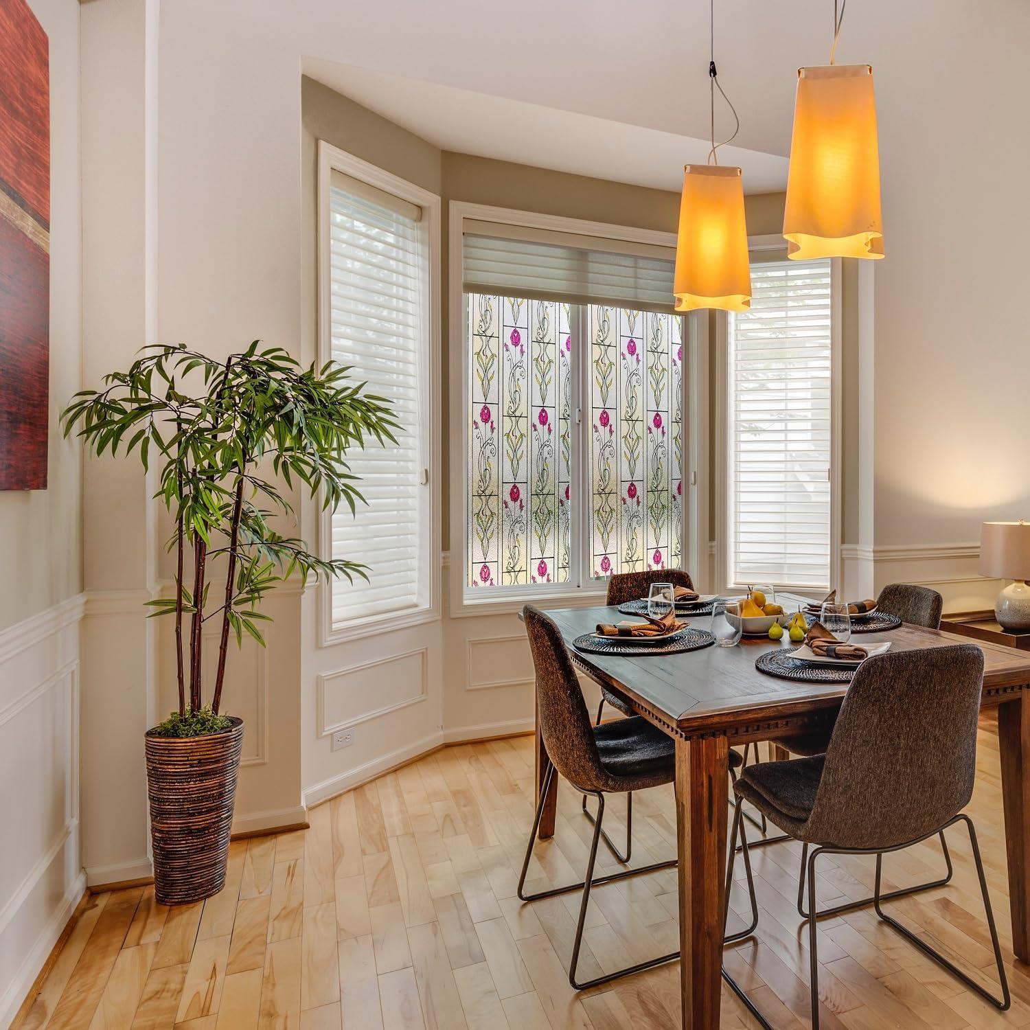 Película de Privacidad KESPEN Rosa 44.5x198.1 cm Anti-UV