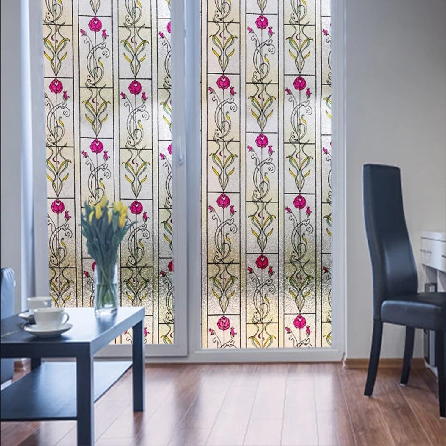 Película de Privacidad KESPEN Rosa 44.5x198.1 cm Anti-UV