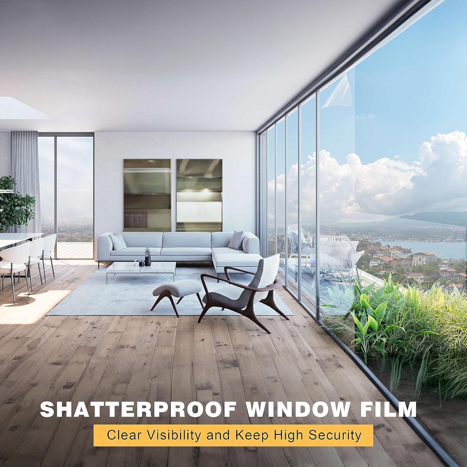 Película de Seguridad KASHIBANG 44.5cm x 4m Anti-Rotura