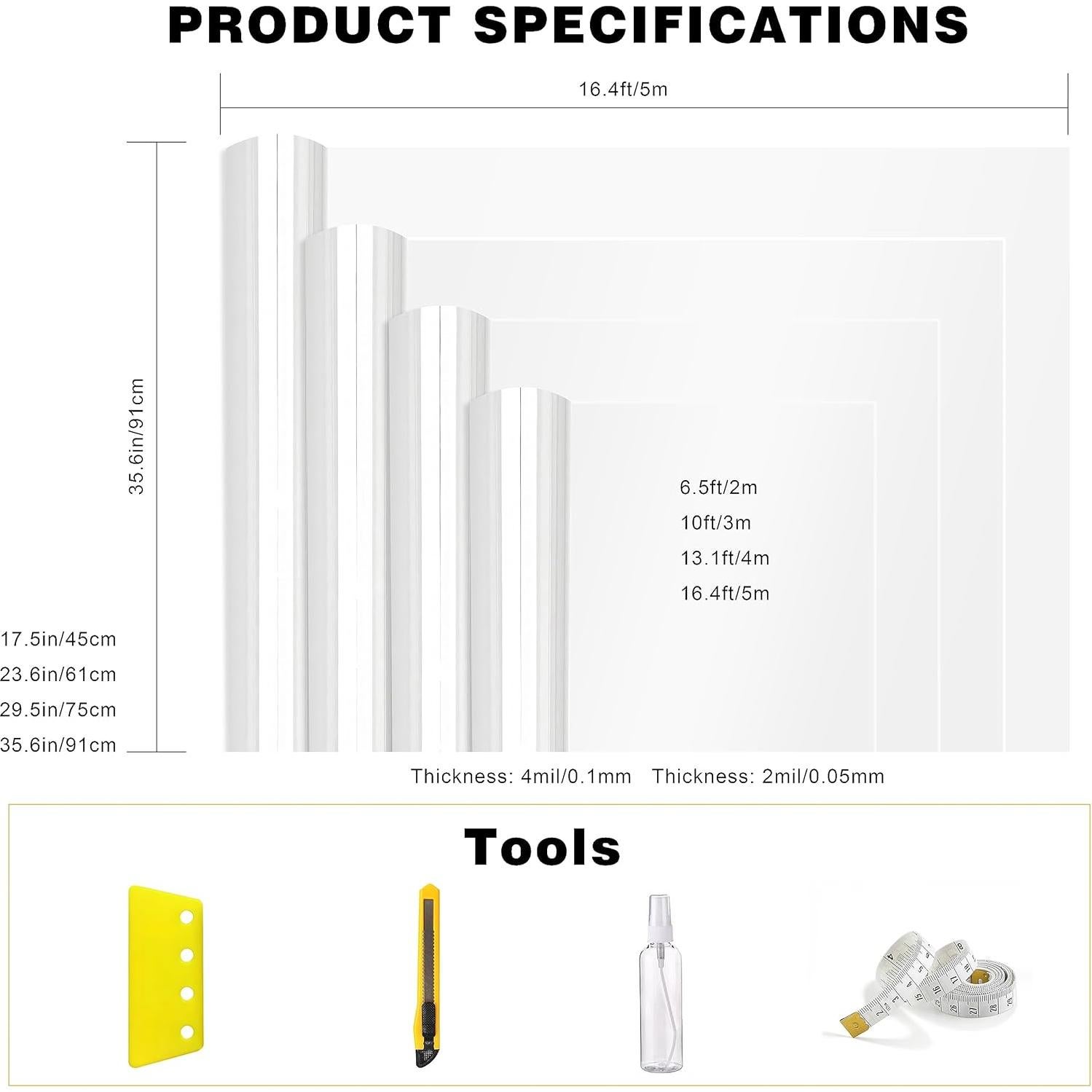 Película de Seguridad KASHIBANG 44.5cm x 4m Anti-Rotura