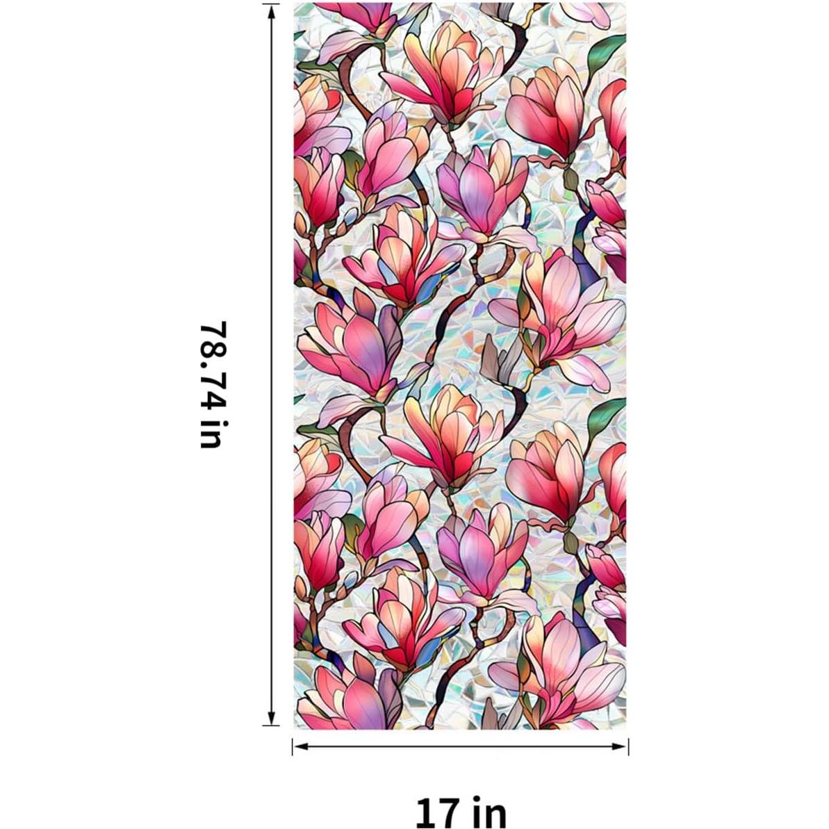 Película de Ventana Aomkmi Rosa 43.18x199.39 cm UV Privacidad