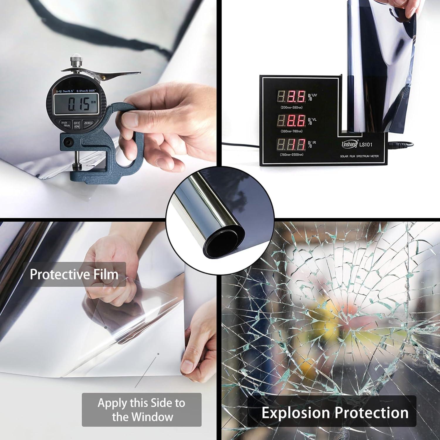 Película de Privacidad para Ventanas ConCus-T 30x300 cm UV