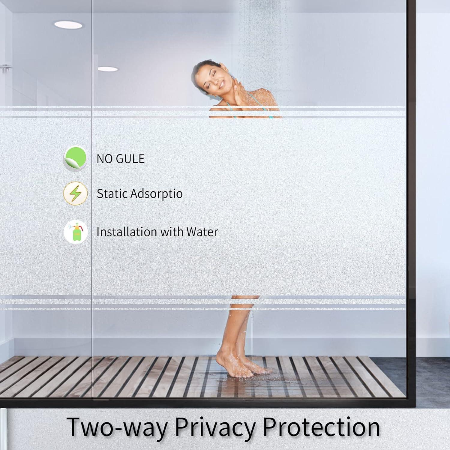 Película de Ventana Esmerilada xiawei 44.5cm x 200cm con Herramientas