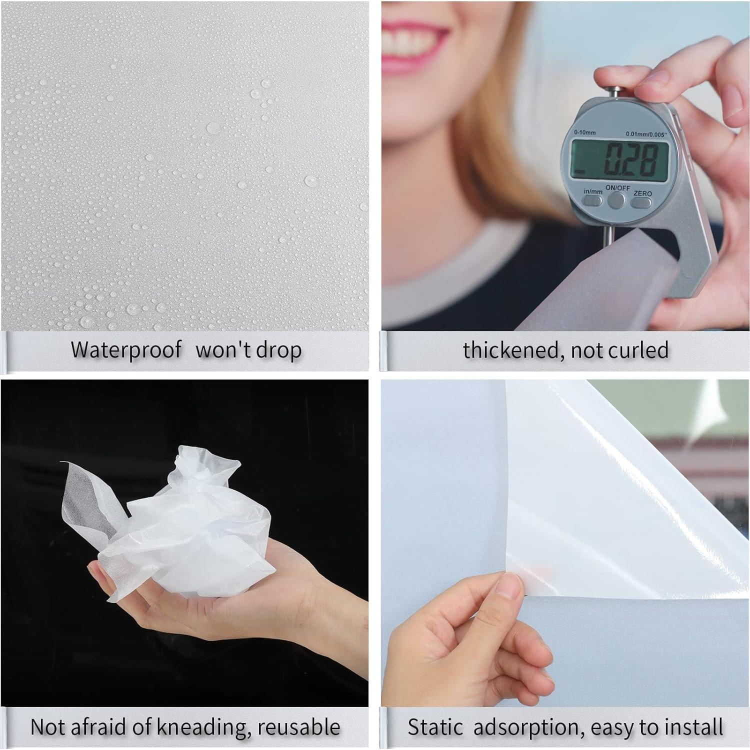 Película de Ventana Esmerilada xiawei 44.5cm x 200cm con Herramientas