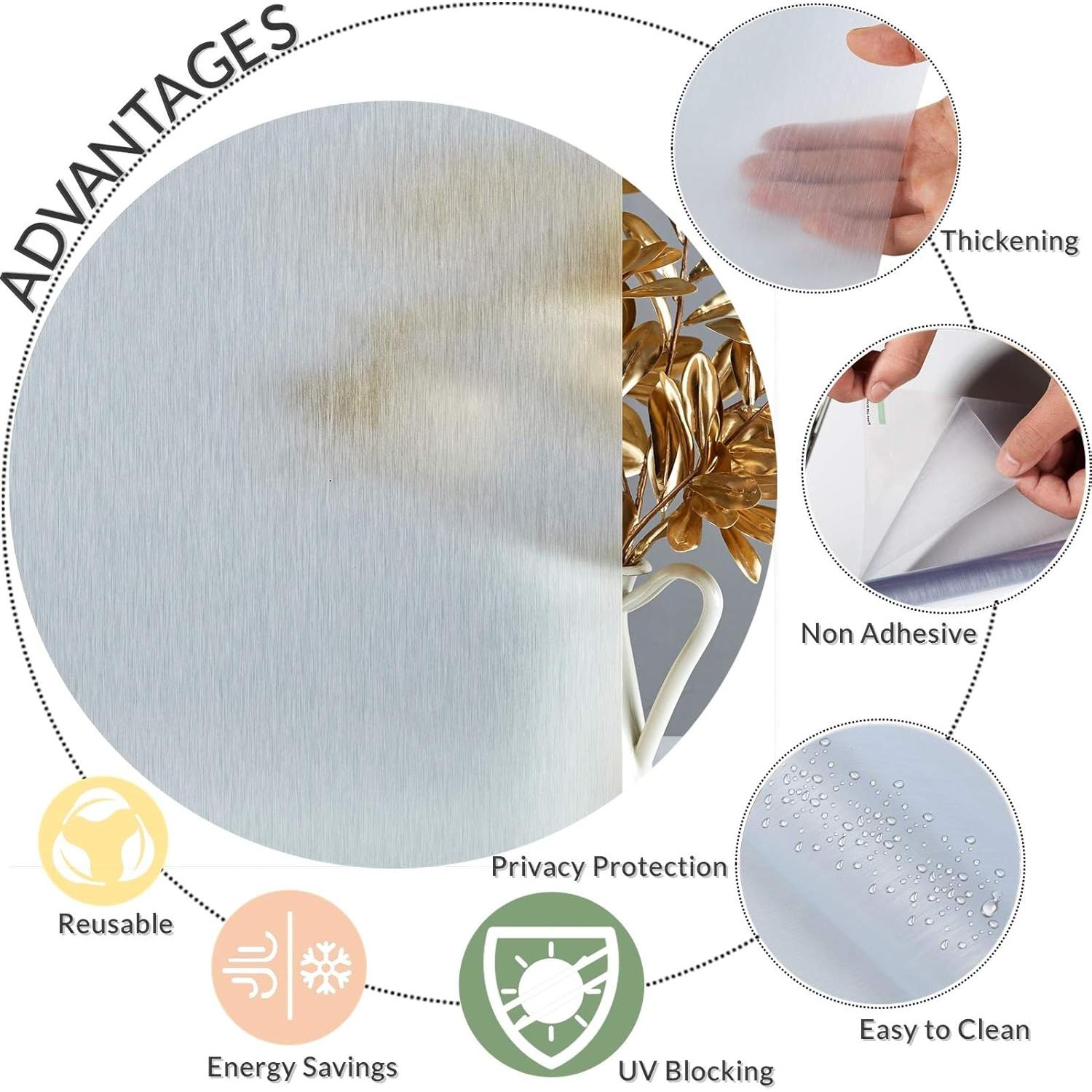 Película de Ventana Estática VELIMAX 60x200cm Anti-UV