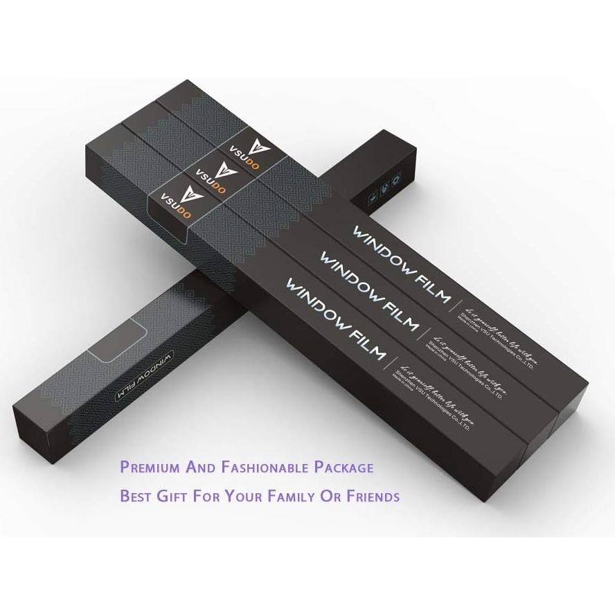 Película de Ventana Privada VSUDO 45x200 cm Floral Anti-UV