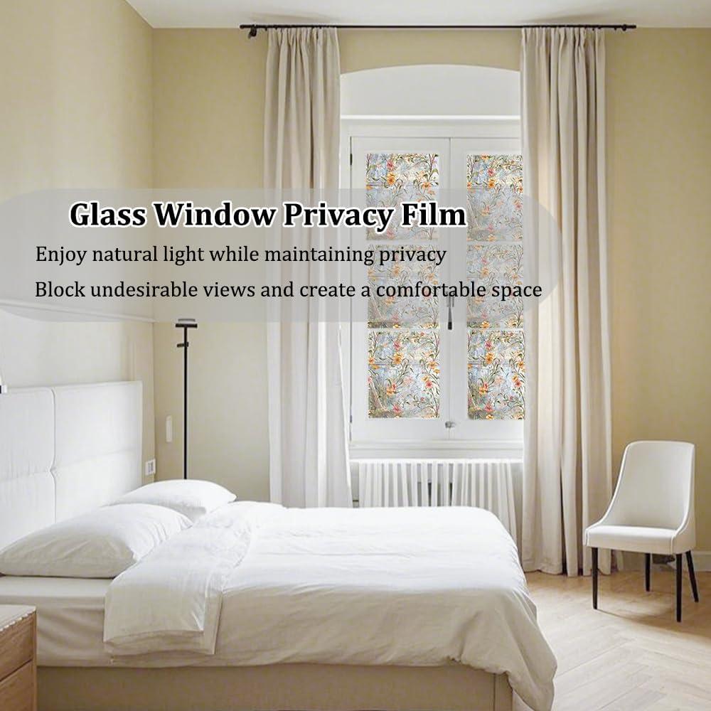 Película de Privacidad Sanderala Tulipán 45x200 cm Anti UV