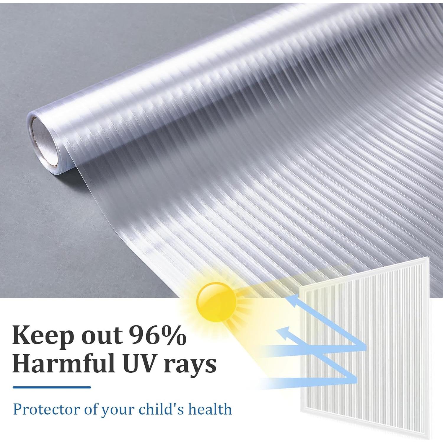 Película de Privacidad Windimiley 44.5x199.8 cm Vinilo Opaco