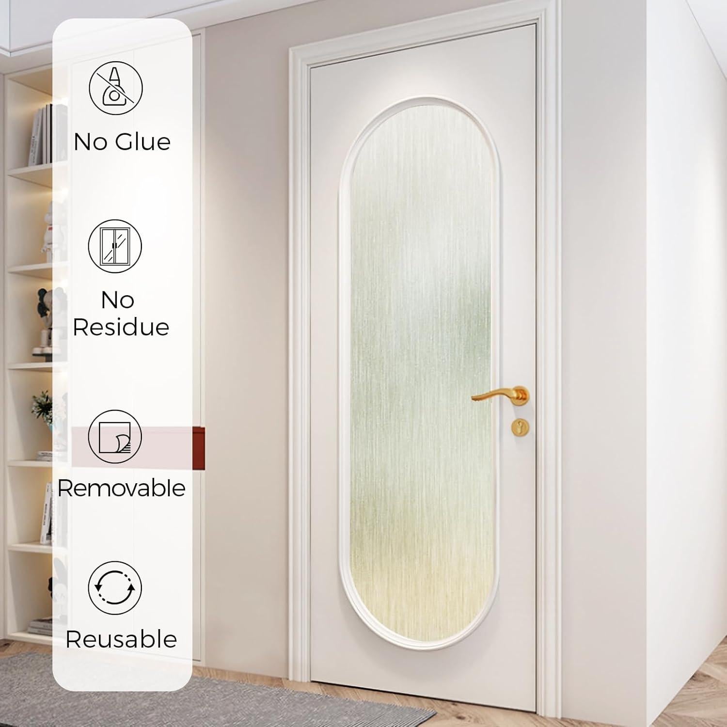 Película de Privacidad Viseeko 44.5x200 cm Anti-UV Esmerilada