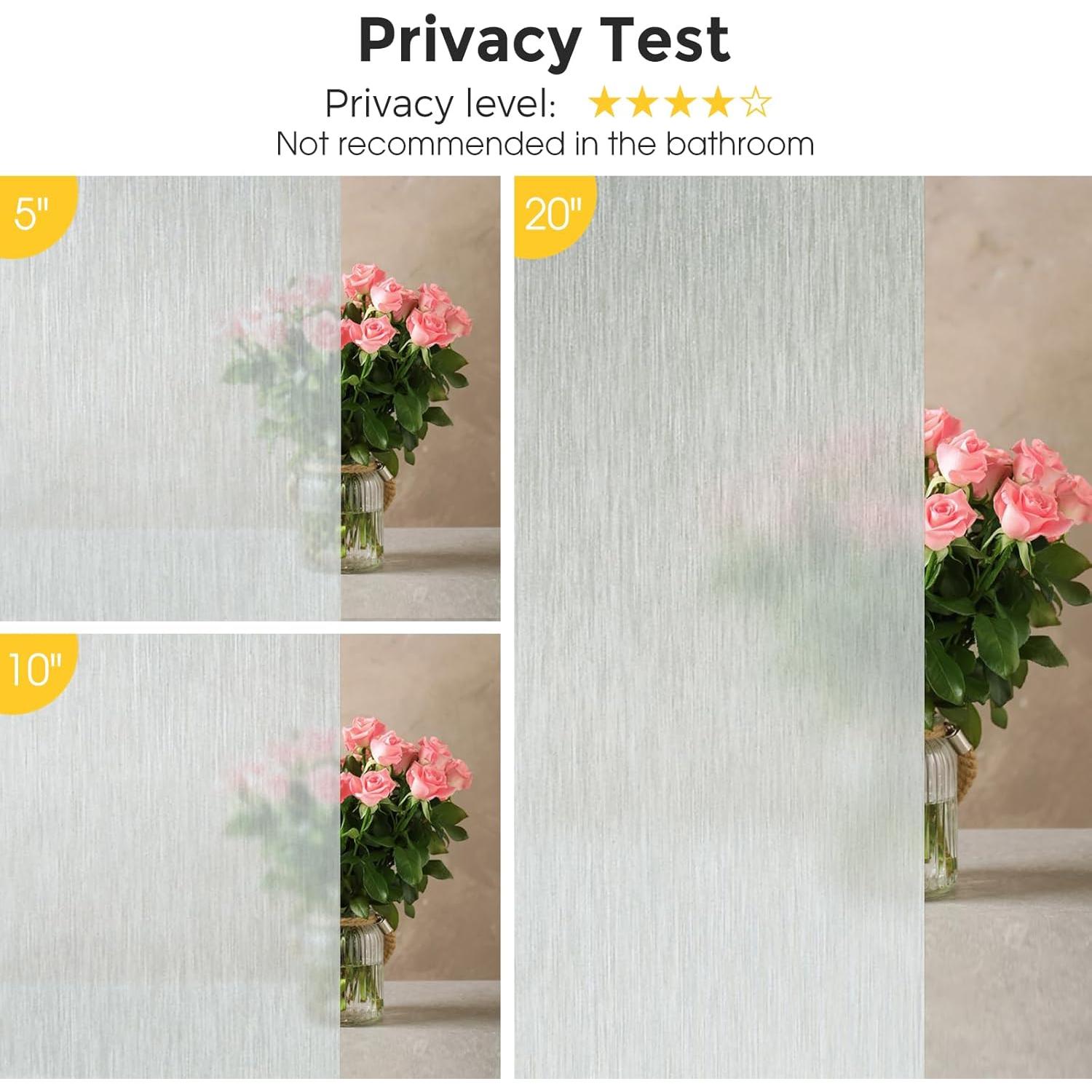 Película de Privacidad Viseeko 44.5x200 cm Anti-UV Esmerilada