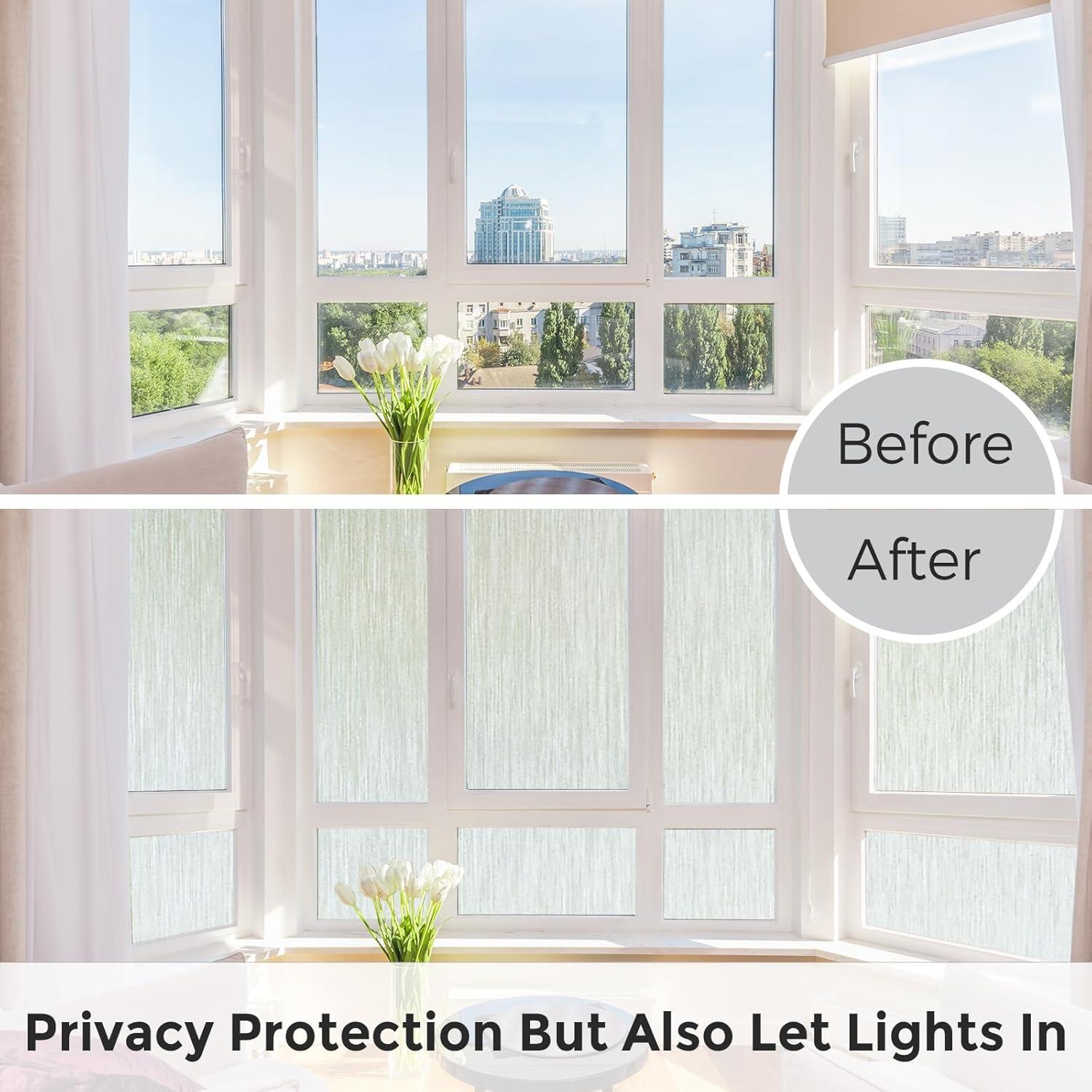 Película de Privacidad Viseeko 44.5x200 cm Anti-UV Esmerilada