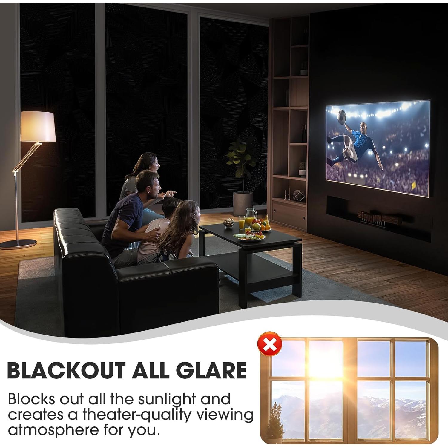 Película Blackout para Ventanas ALIUNI 44.5x200cm Vinilo