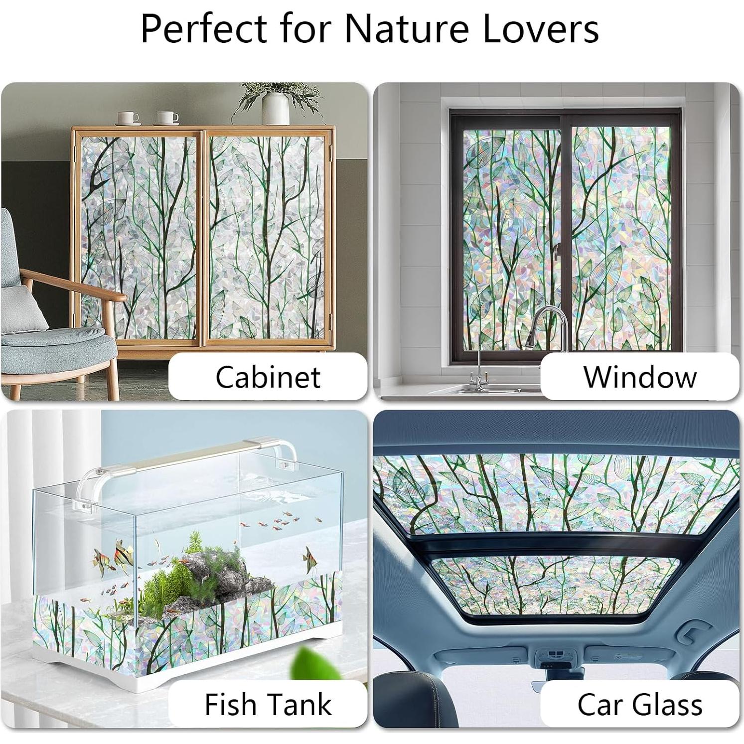 Película de Privacidad LEMON CLOUD 3D Arcoíris 44.5x199.8cm