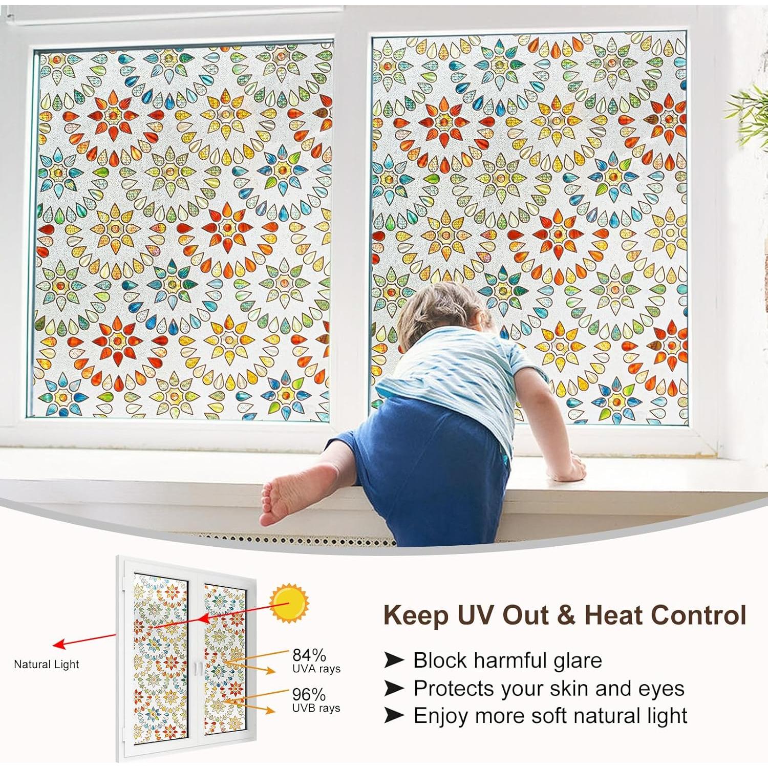 Película de Vidrio Templado LEMON CLOUD 42.9x100.1cm Boho