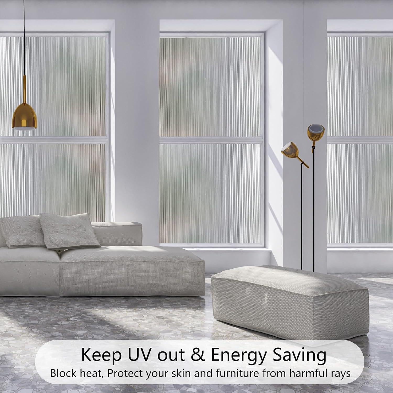 Película de Ventana Privada Jahoot 45x200 cm Estriada UV