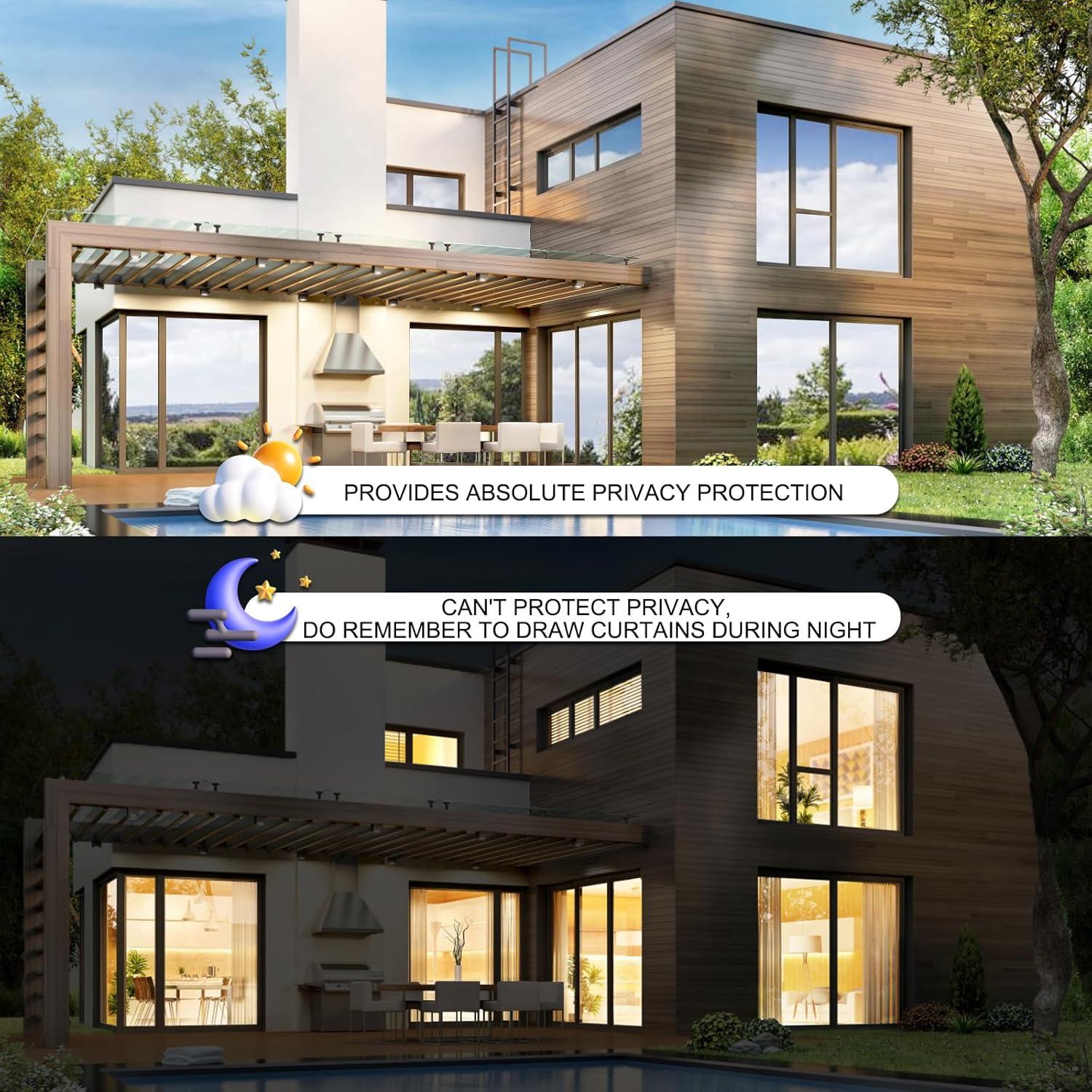 Película de Ventana Reflectante Shackcom 44.5x199.4cm Plata