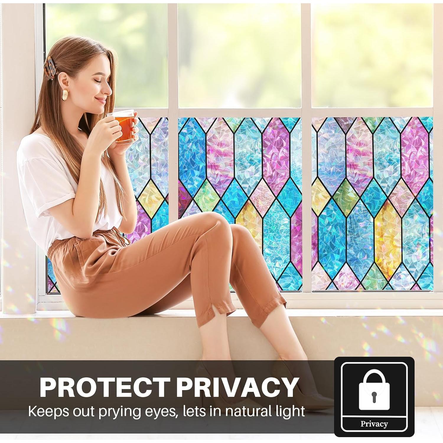 Película de Privacidad para Ventanas FEOMOS 43.9x199.8cm