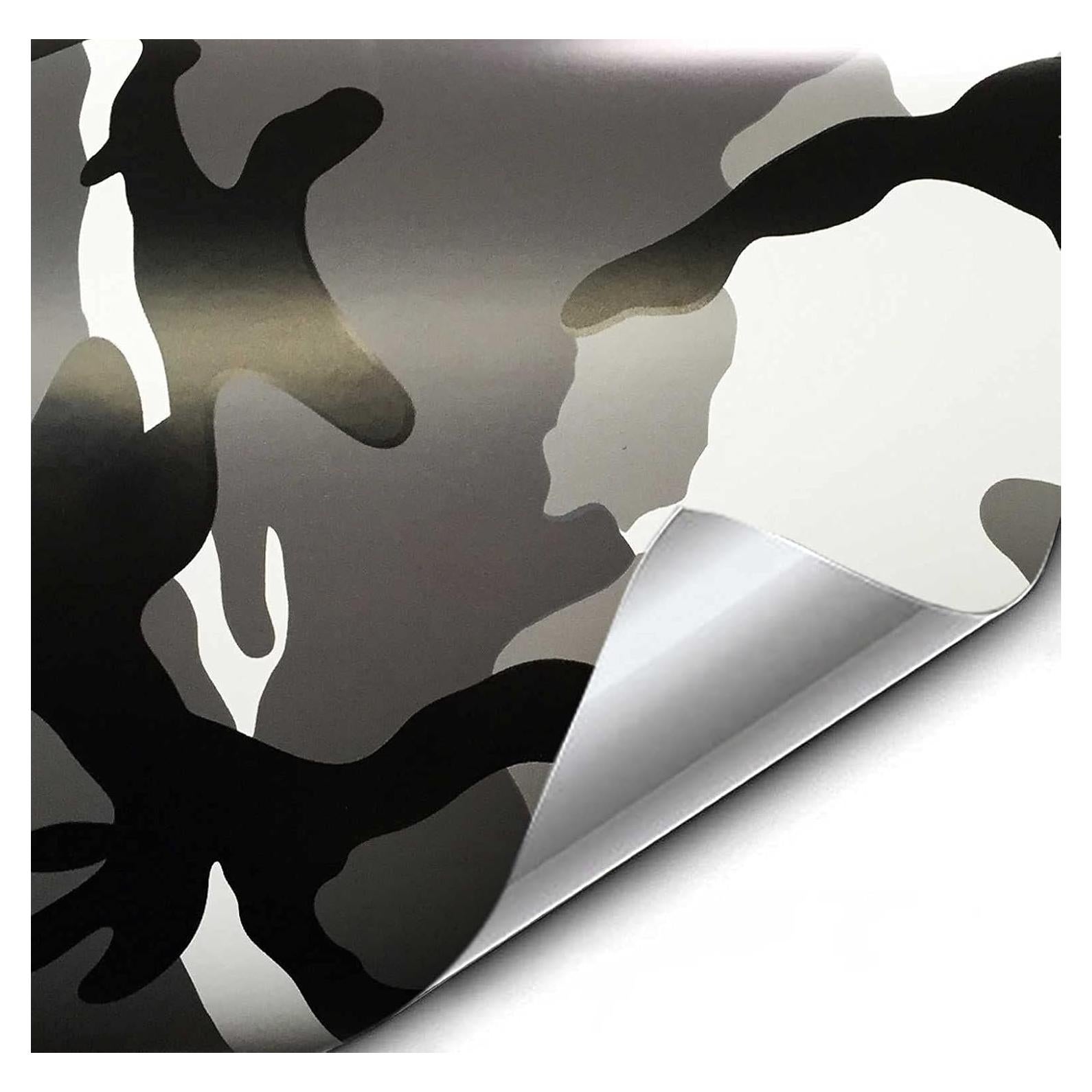 Vinilo Camuflaje de Nieve VViViD 0.46m x 1.52m Adhesivo