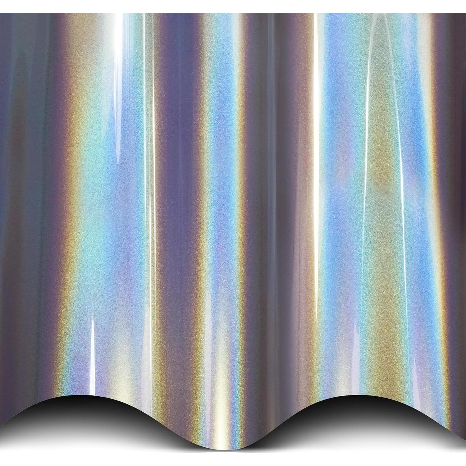 Vinilo VViViD Ultra Gloss Plata Arcoíris 30.48x152.4cm