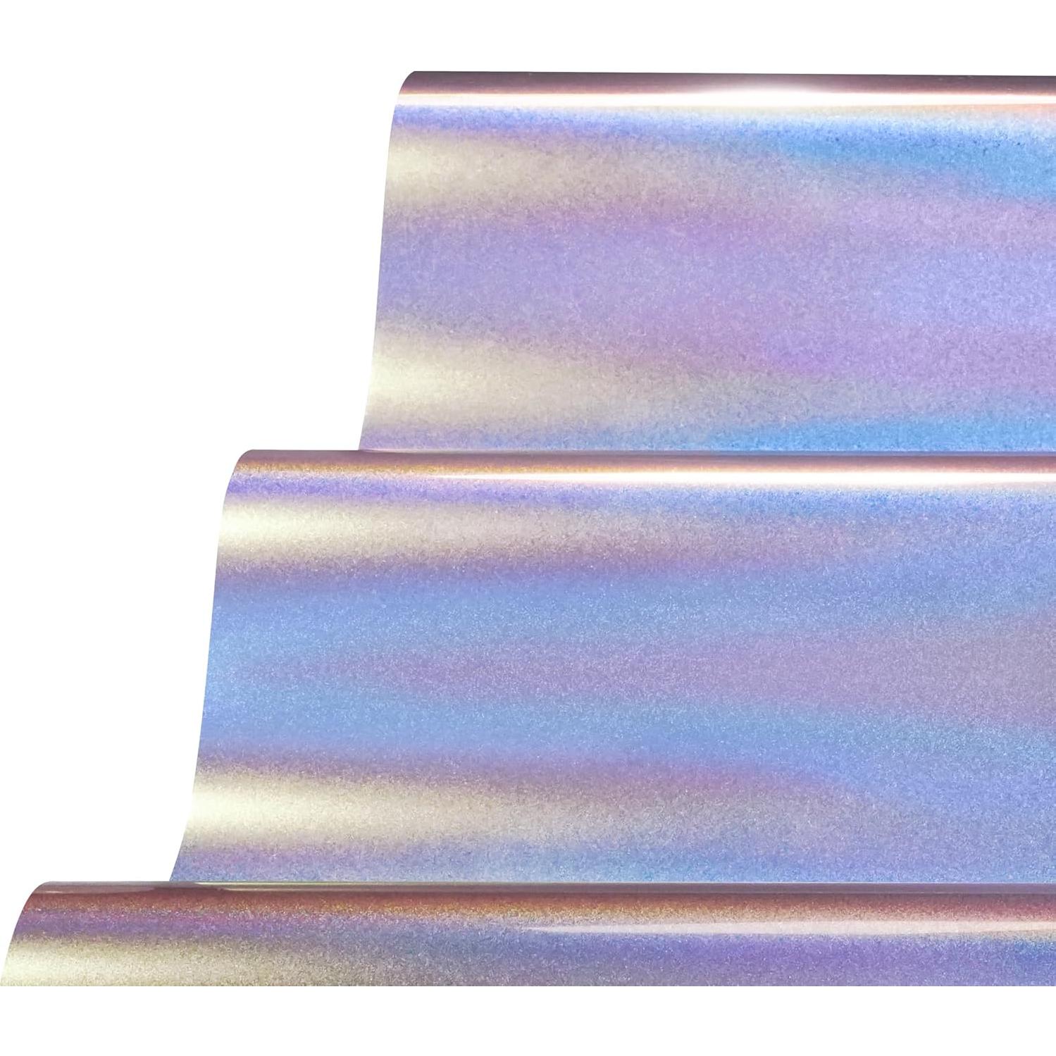 Vinilo VViViD Ultra Gloss Plata Arcoíris 30.48x152.4cm