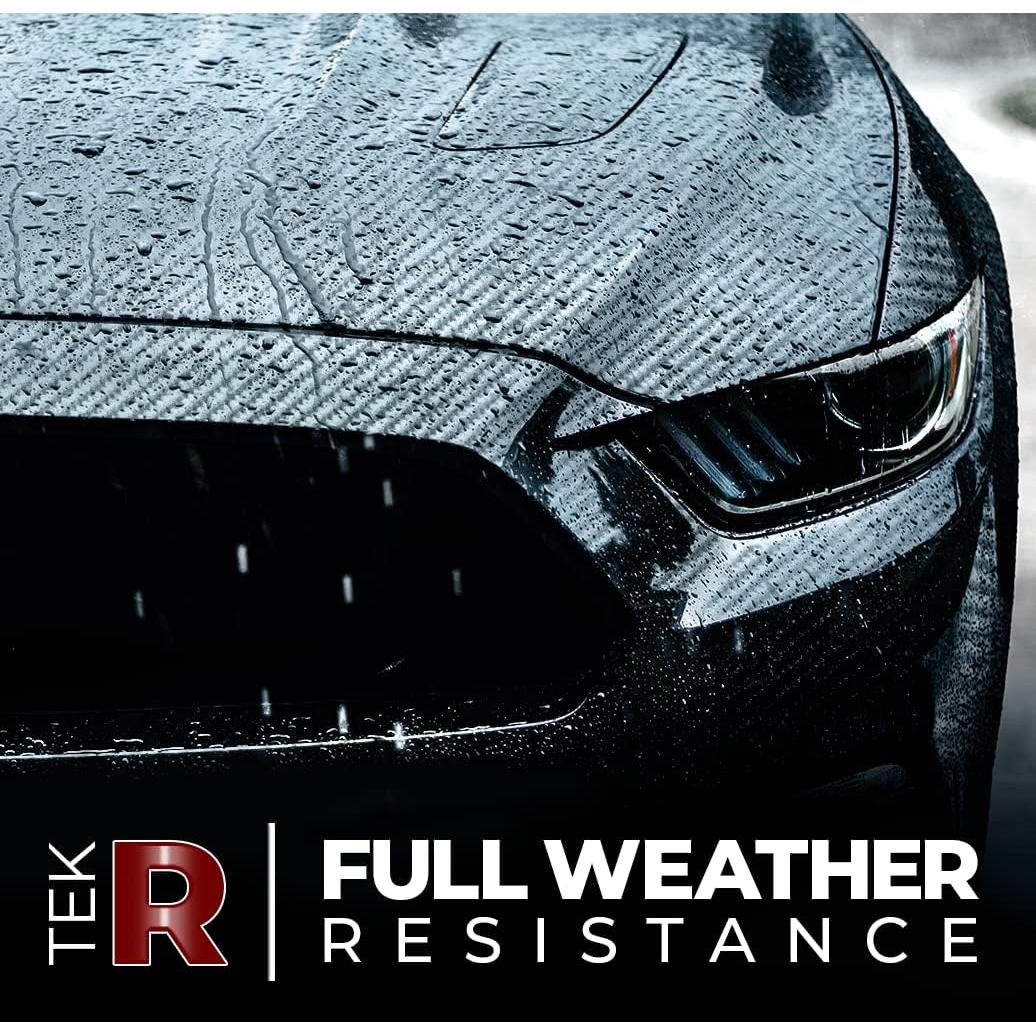 VViViD Super Gloss Black Carbon Fiber Tek Art 12 Inches x 60 Inches 5yr Outdoor/Interior Realistic Carbon Design Vinyl Wrap for Cars, Boat, Bike