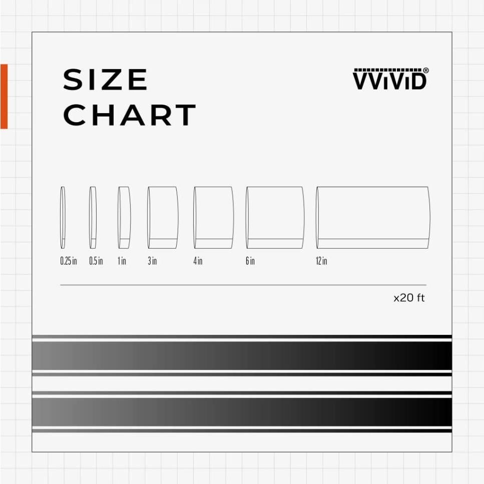 Cinta Adhesiva de Vinilo Mate VViViD 7.62 cm x 6.1 m