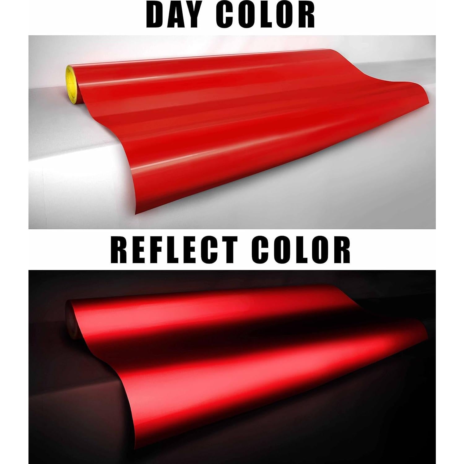 Vinilo Reflectante Gloss Rojo VViViD 3.05m x 1.22m para Autos