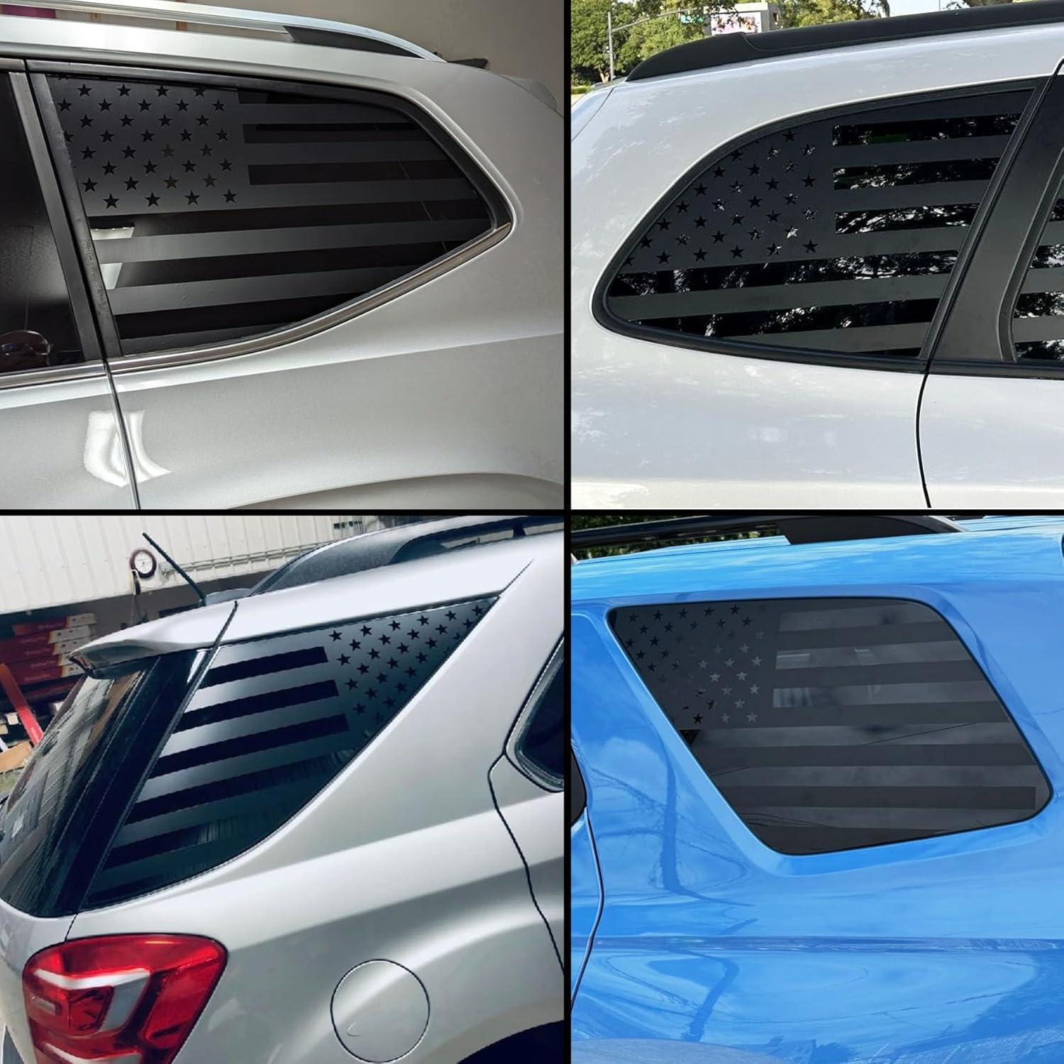 Calcomanías de Bandera Americana Zxiaochun 73.66x40.64cm 2Pcs