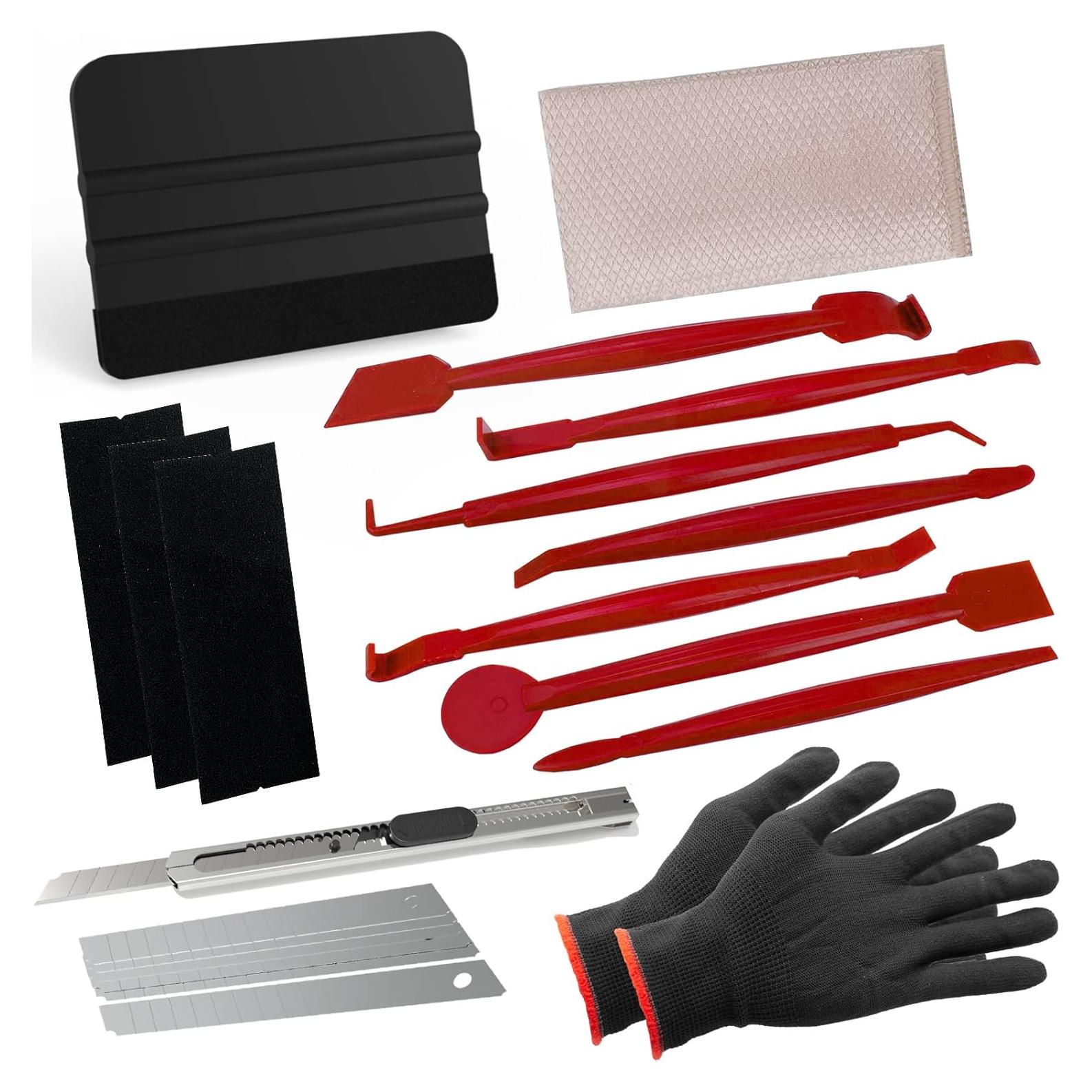 Kit de Herramientas para Envoltura de Vinilo Spanno 7 Piezas