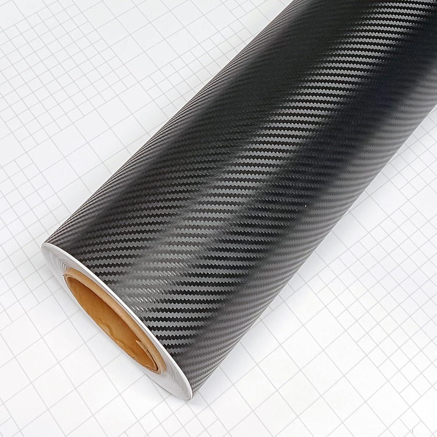 Vinilo Fibra de Carbono 3D Negro F & B LED LIGHTS 3.05m x 1.52m