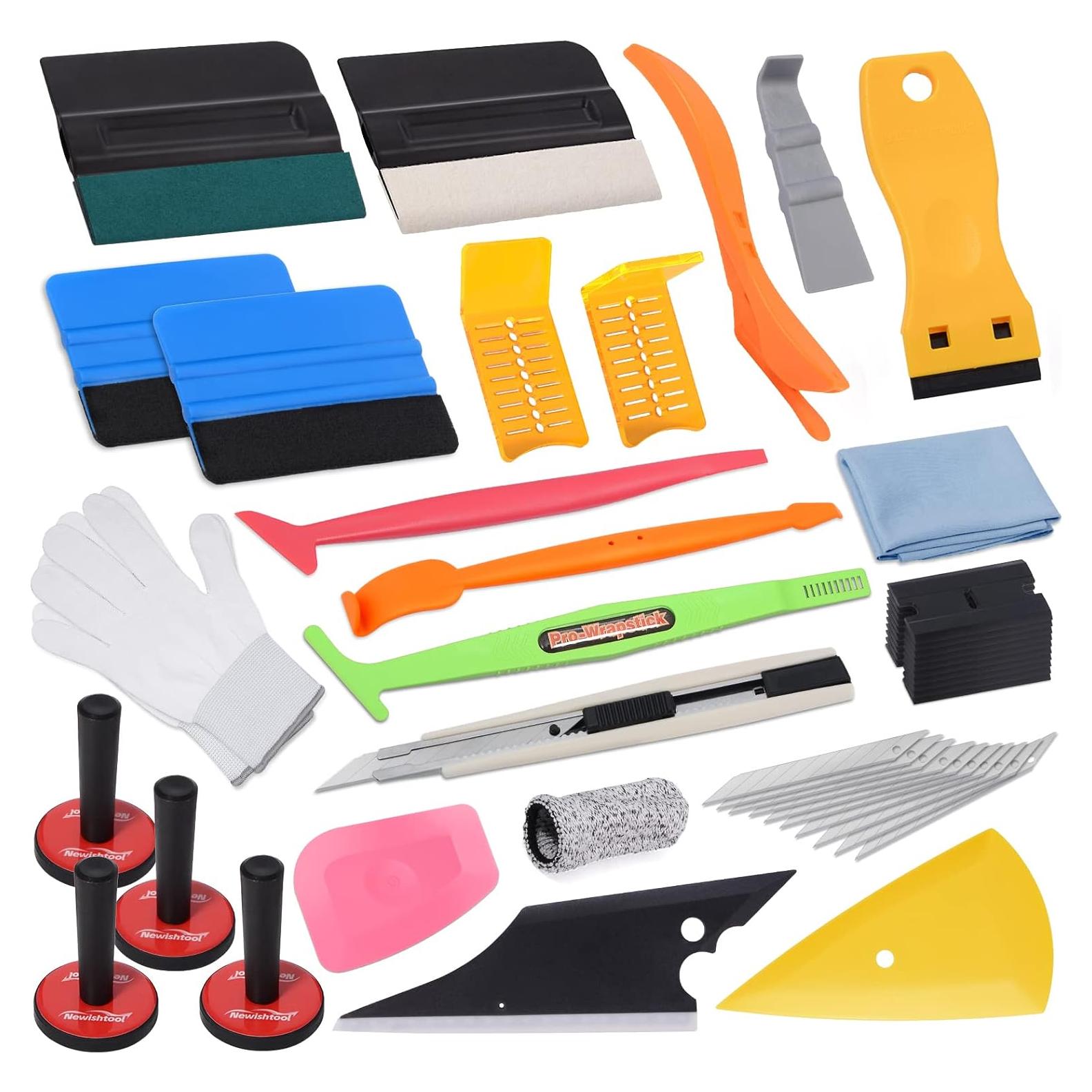 Kit de Herramientas para Envolver Autos NEWISHTOOL - 10 Piezas