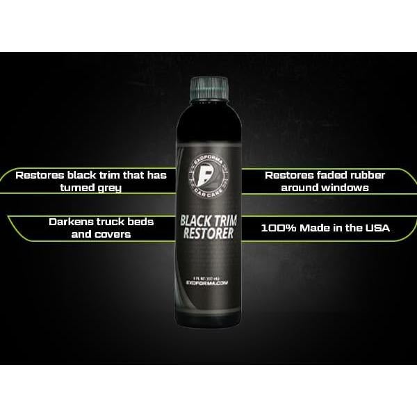 Restaurador de Acabado Negro ExoForma 130g - Dura 6 Meses