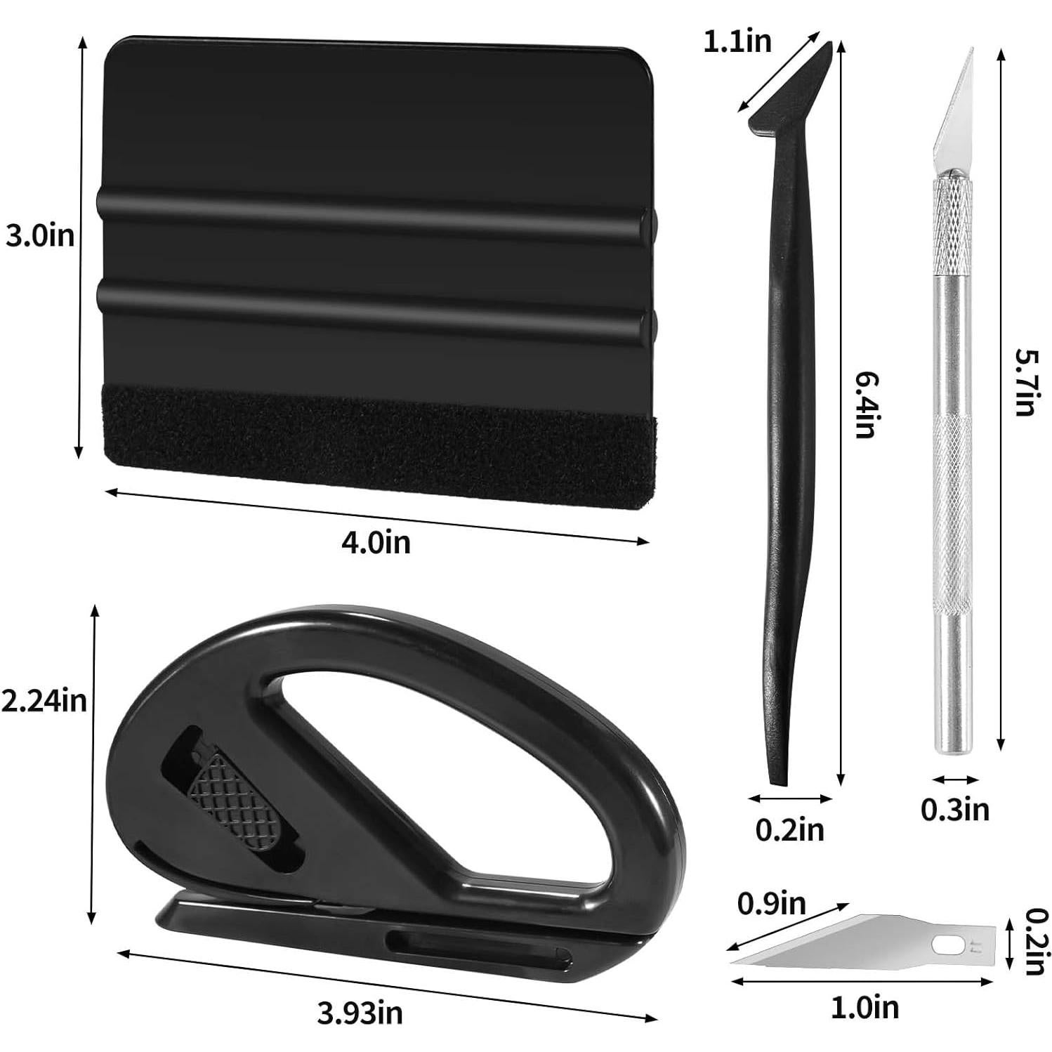 Kit de Herramientas para Envoltura de Vinilo Mcykcga 10 Piezas