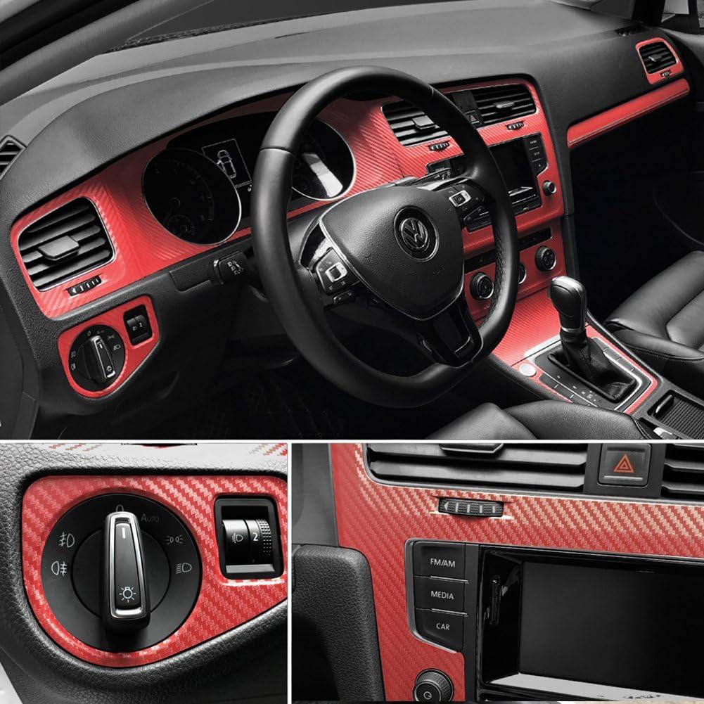 Hoja de Vinilo de Fibra de Carbono Rojo 1.22m x 0.30m Silence Shopping