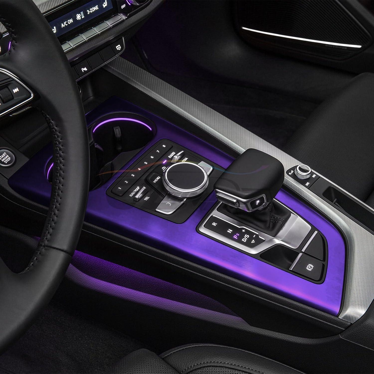 Vinilo Adhesivo Cromo Satinado Gris EZAUTO WRAP 10x20cm